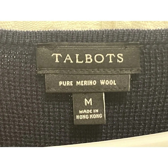 Talbots Size Medium 100% Merino Wool Sweater Dress I7 - Picture 2 of 6